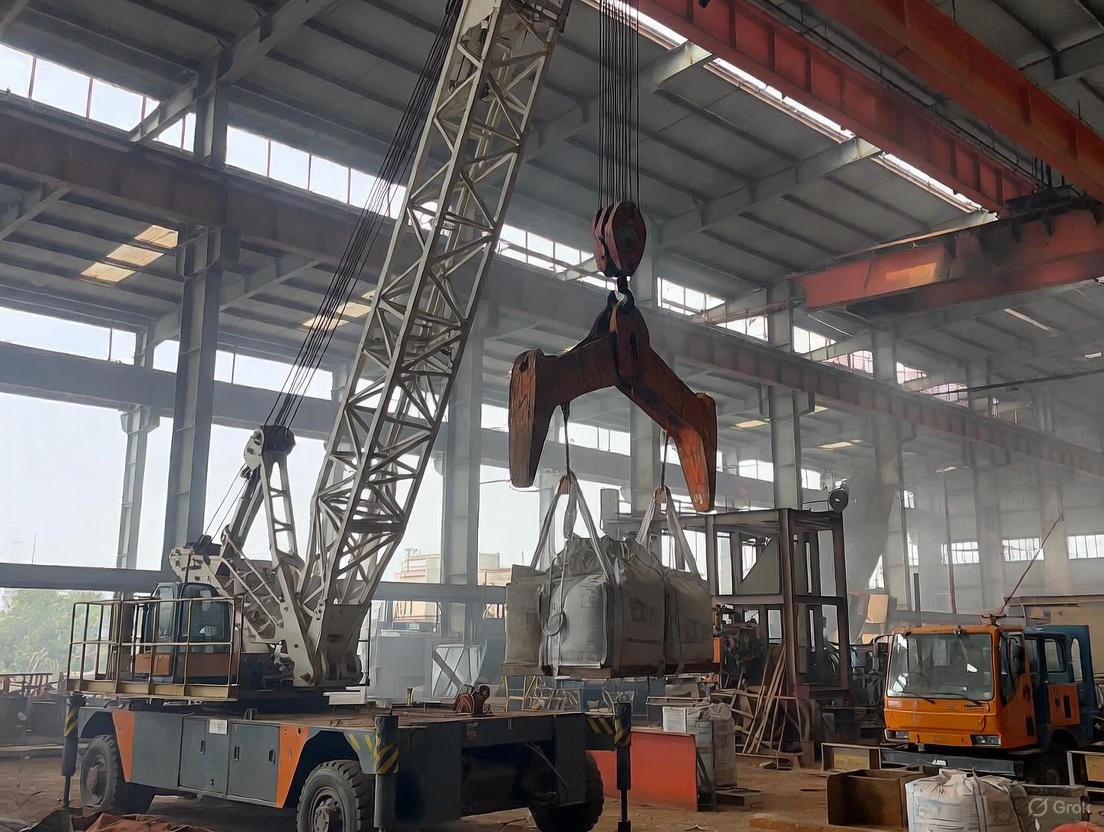 cement picking crane