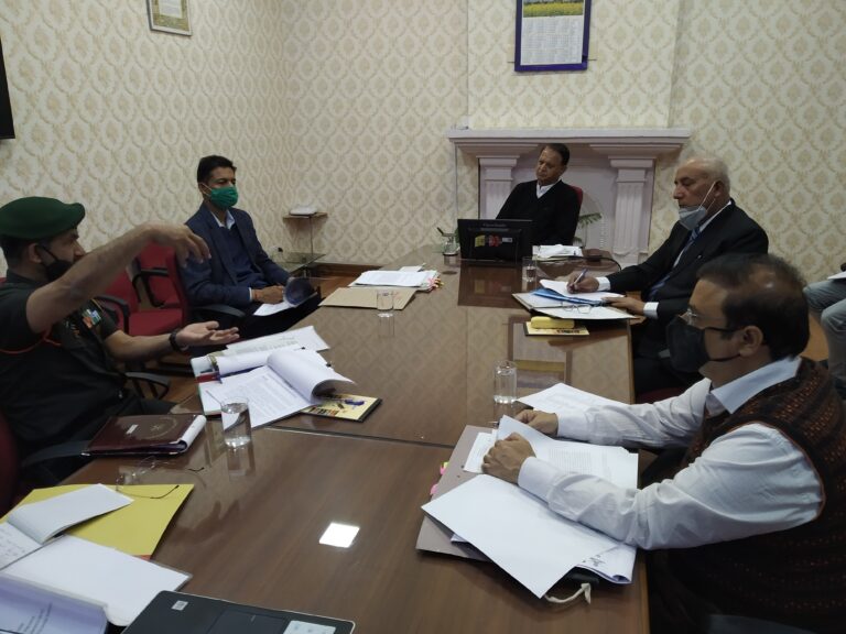 Civil Military Sainik Welfare Conference Chaired by Hon’ble Minister Sh. Mahender Singh Thakur at Shimla